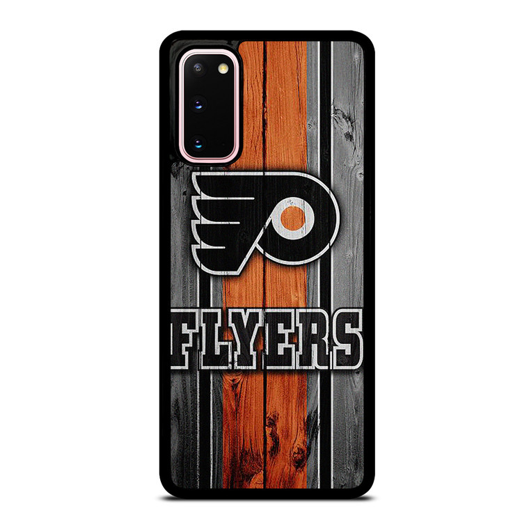 PHILADELPHIA FLYERS HOCKEY WOOD LOGO Samsung Galaxy S20 Case Cover