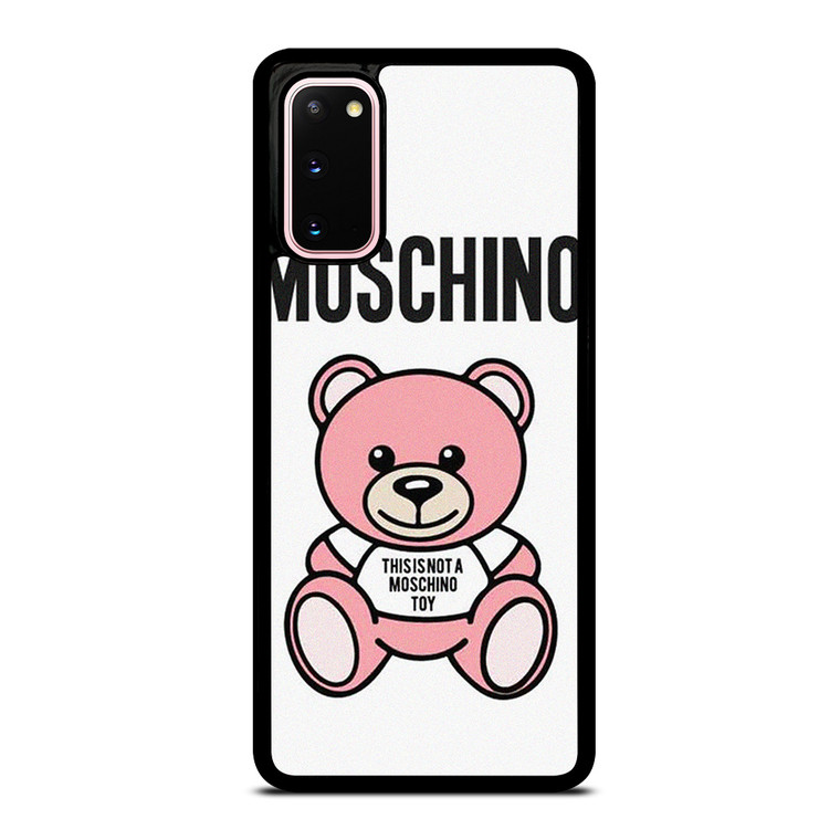 THIS IS NOT MOSCHINO TOY BEAR PINK Samsung Galaxy S20 Case Cover THIS IS NOT MOSCHINO TOY BEAR PINK Samsung Galaxy S20 Case Cover