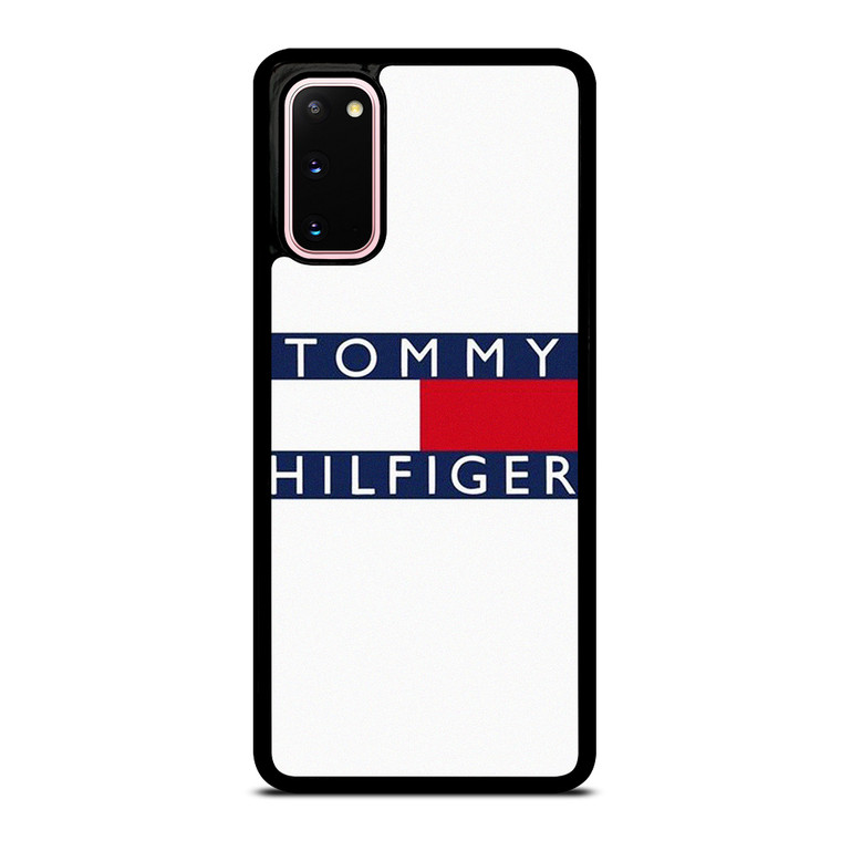 TOMMY HILFIGER WHITE LOGO Samsung Galaxy S20 Case Cover