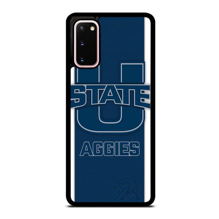 UTAH STATE AGGIES CARBON LOGO Samsung Galaxy S20 Case Cover
