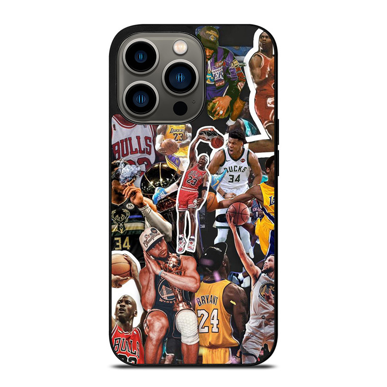 NBA BASKETBALL LEGENDS COLLAGE iPhone 13 Pro Case Cover NBA BASKETBALL LEGENDS COLLAGE iPhone 13 Pro Case Cover