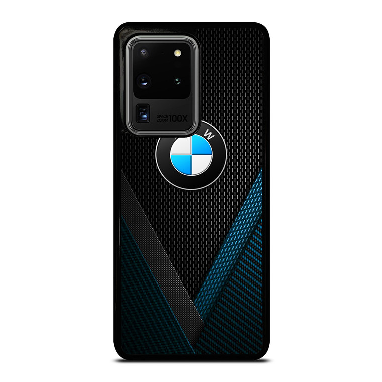 BMW BLUE CARBON LOGO Samsung Galaxy S20 Ultra Case Cover