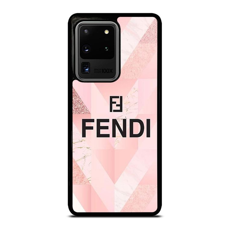 FENDI ROMA PINK TAPESTRY LOGO Samsung Galaxy S20 Ultra Case Cover FENDI ROMA PINK TAPESTRY LOGO Samsung Galaxy S20 Ultra Case Cover