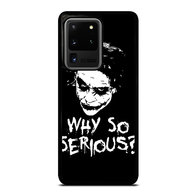 JOKER WHY SO SERIOUS ILLUSTRATION ART Samsung Galaxy S20 Ultra Case Cover