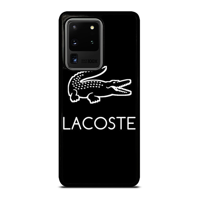 LACOSTE BLACK LINE ART LOGO Samsung Galaxy S20 Ultra Case Cover LACOSTE BLACK LINE ART LOGO Samsung Galaxy S20 Ultra Case Cover