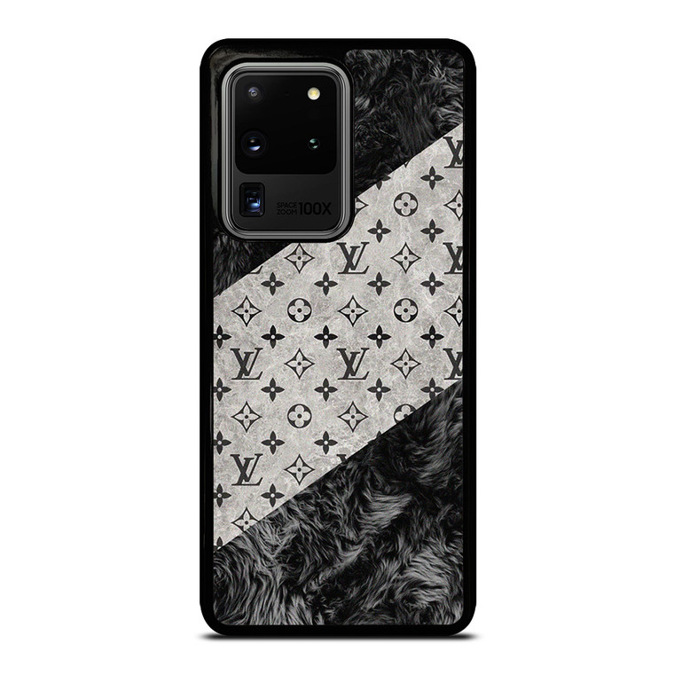 LOUIS VUITTON BLACK FURRY Samsung Galaxy S20 Ultra Case Cover