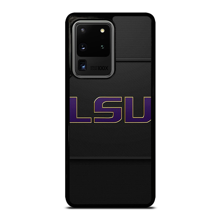 LSU TIGERS FOOTBALL CARBON LOGO Samsung Galaxy S20 Ultra Case Cover