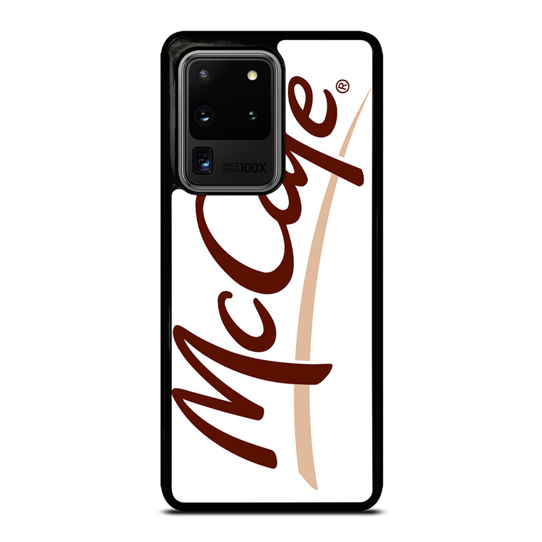 MCDONALD MCCAFE LOGO WHITE Samsung Galaxy S20 Ultra Case Cover