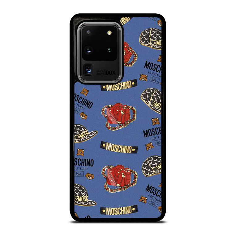 MOSCHINO COUTURE BEAR PATTERN Samsung Galaxy S20 Ultra Case Cover