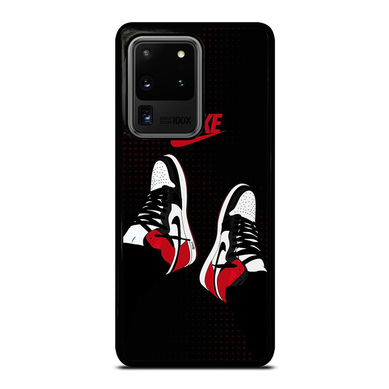 NIKE AIR JORDAN RETRO 1 RED Samsung Galaxy S20 Ultra Case Cover