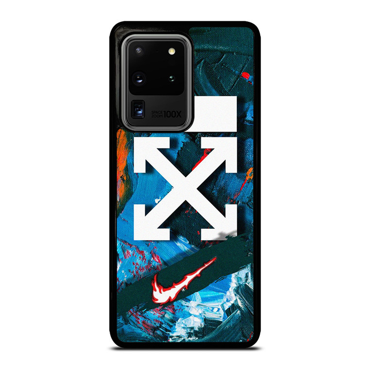 NIKE OFF WHITE ABSTRACT PAINTING Samsung Galaxy S20 Ultra Case Cover