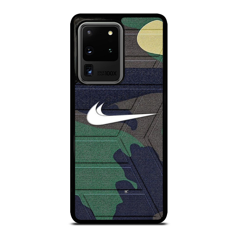 NIKE SWOOSH CAMO ARMY Samsung Galaxy S20 Ultra Case Cover