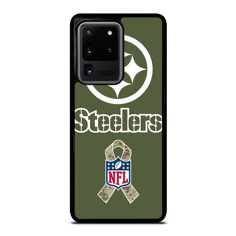 PITTSBURGH STEELERS NFL FOOTBALL BADGE Samsung Galaxy S20 Ultra Case Cover