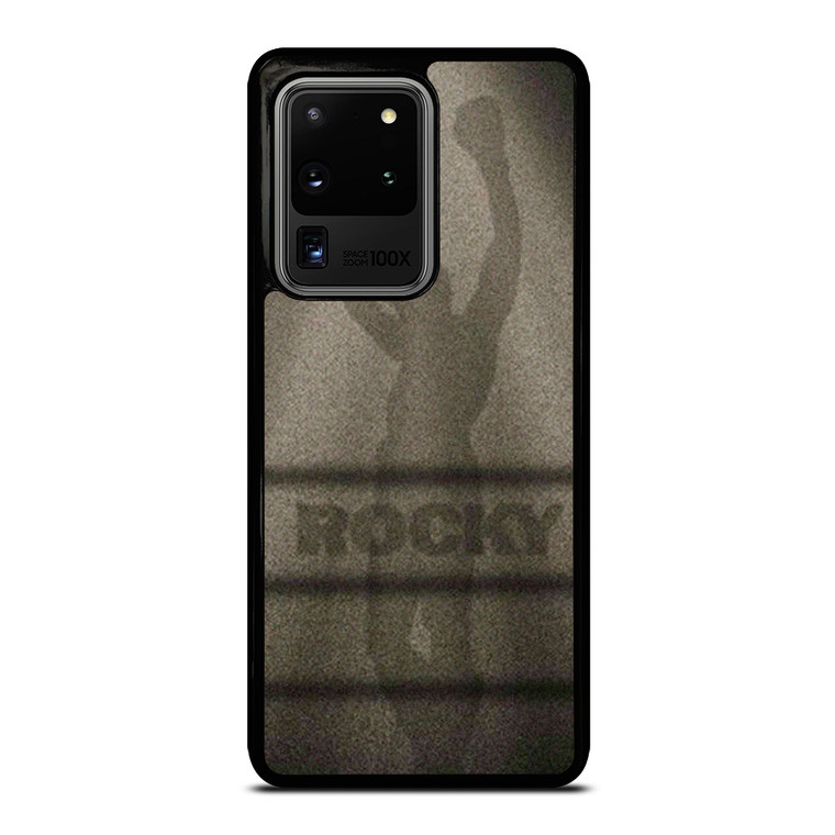 ROCKY BALBOA BOXING SILHOUETTE Samsung Galaxy S20 Ultra Case Cover ROCKY BALBOA BOXING SILHOUETTE Samsung Galaxy S20 Ultra Case Cover