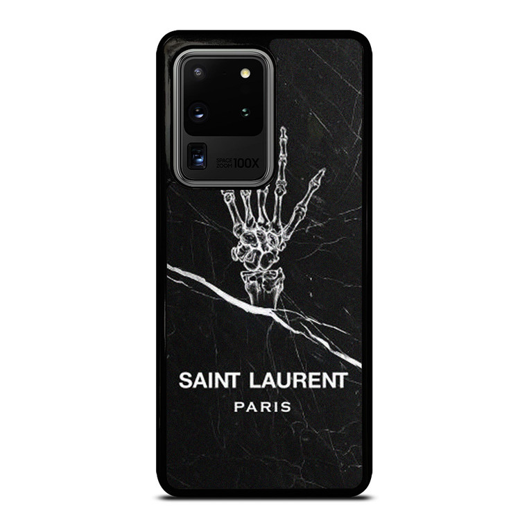 SAINT LAURENT PARIS SKELETON LOGO Samsung Galaxy S20 Ultra Case Cover SAINT LAURENT PARIS SKELETON LOGO Samsung Galaxy S20 Ultra Case Cover