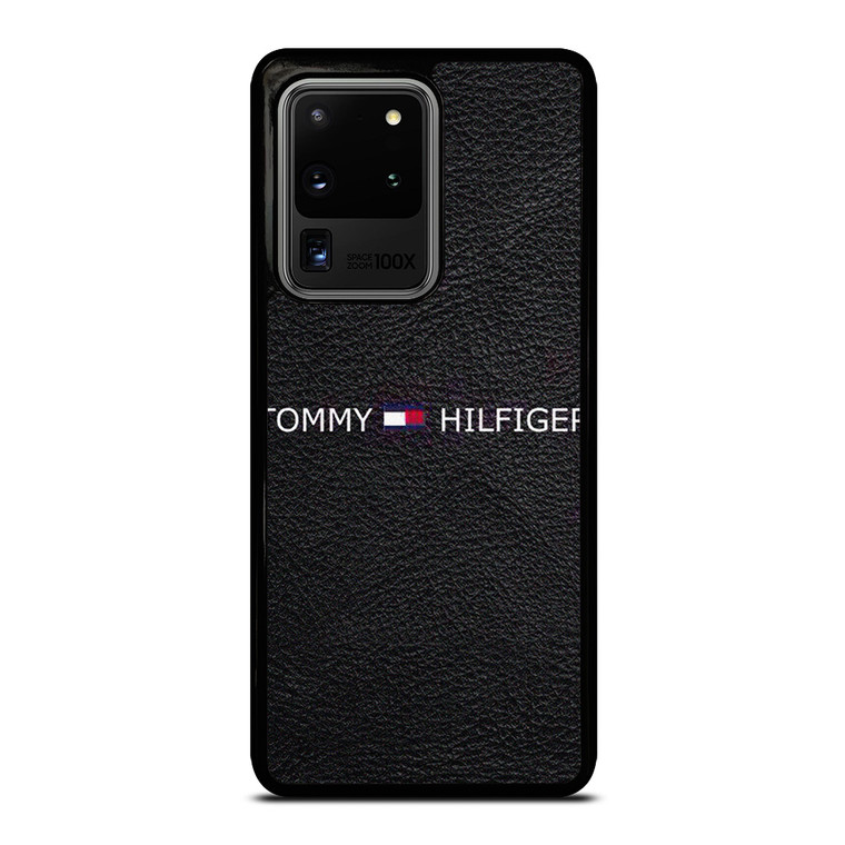 TOMMY HILFIGER LOGO LEATHER Samsung Galaxy S20 Ultra Case Cover