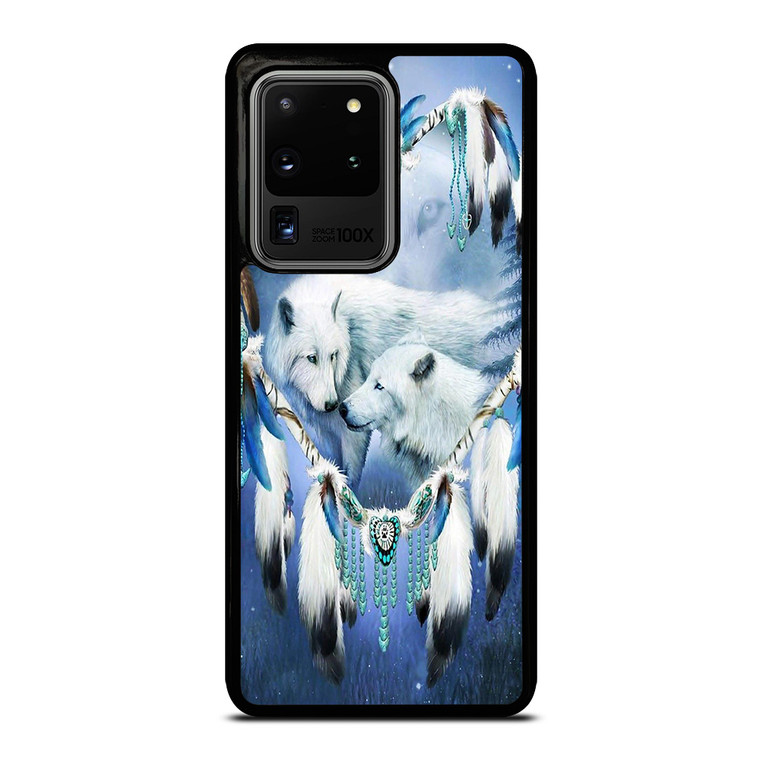 WHITE WOLF DREAMCATCHER Samsung Galaxy S20 Ultra Case Cover