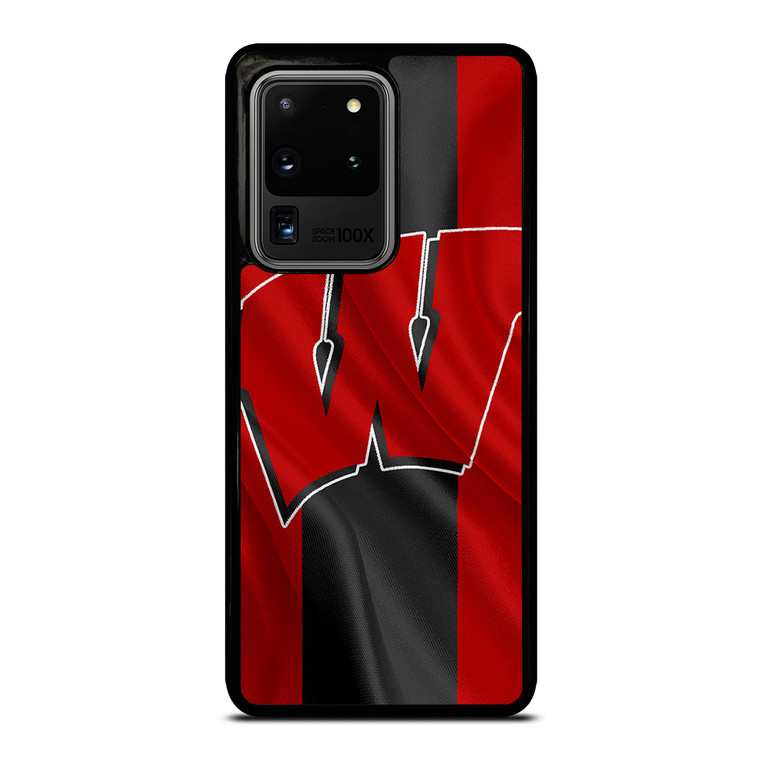 WISCONSIN BADGERS FLAG Samsung Galaxy S20 Ultra Case Cover