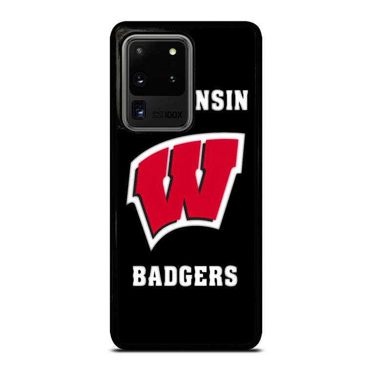 WISCONSIN BADGERS LOGO Samsung Galaxy S20 Ultra Case Cover