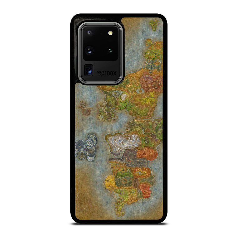 WORLD OF WARCRAFT GAMES MAP Samsung Galaxy S20 Ultra Case Cover