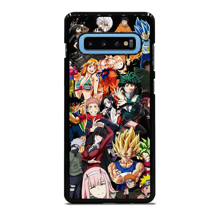 ANIME CARTOON CROSSOVER COLLAGE Samsung Galaxy S10 Plus Case Cover