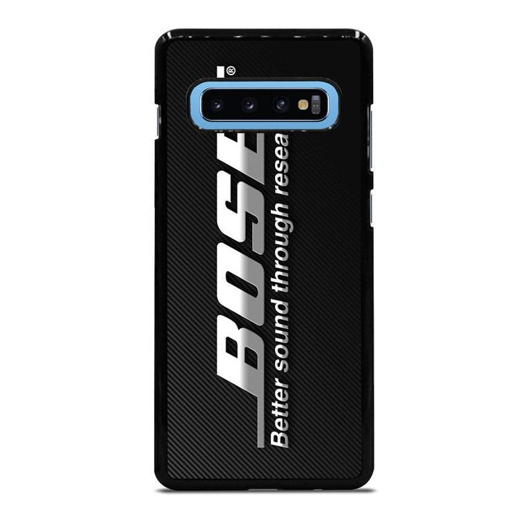 BOSE SOUND METAL CARBON EMBLEM Samsung Galaxy S10 Plus Case Cover
