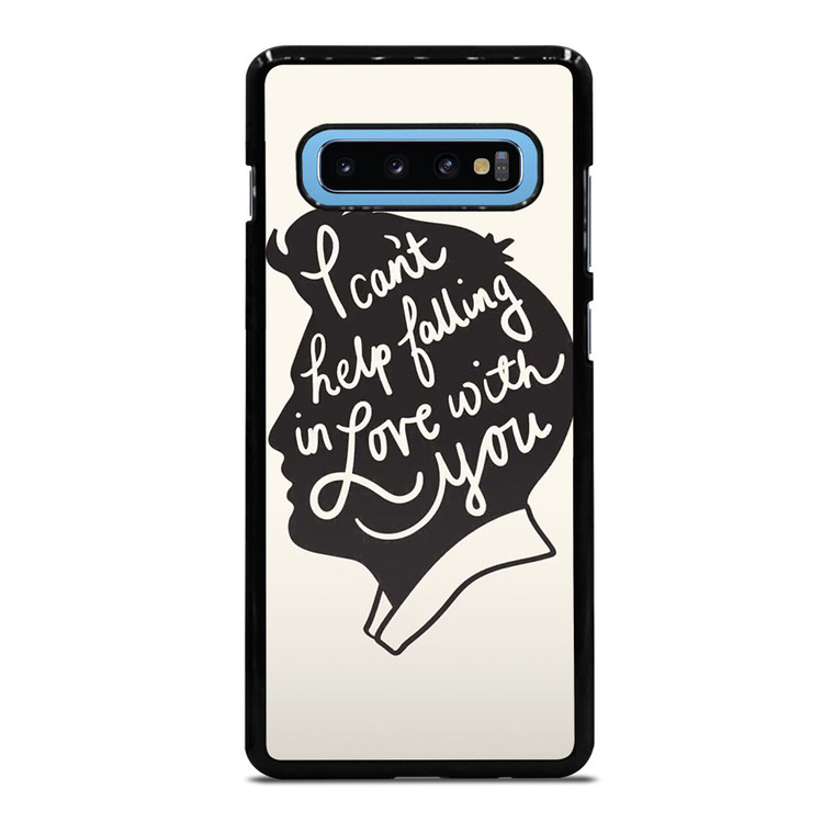 ELVIS PRESLEY SILHOUETTE QUOTES Samsung Galaxy S10 Plus Case Cover