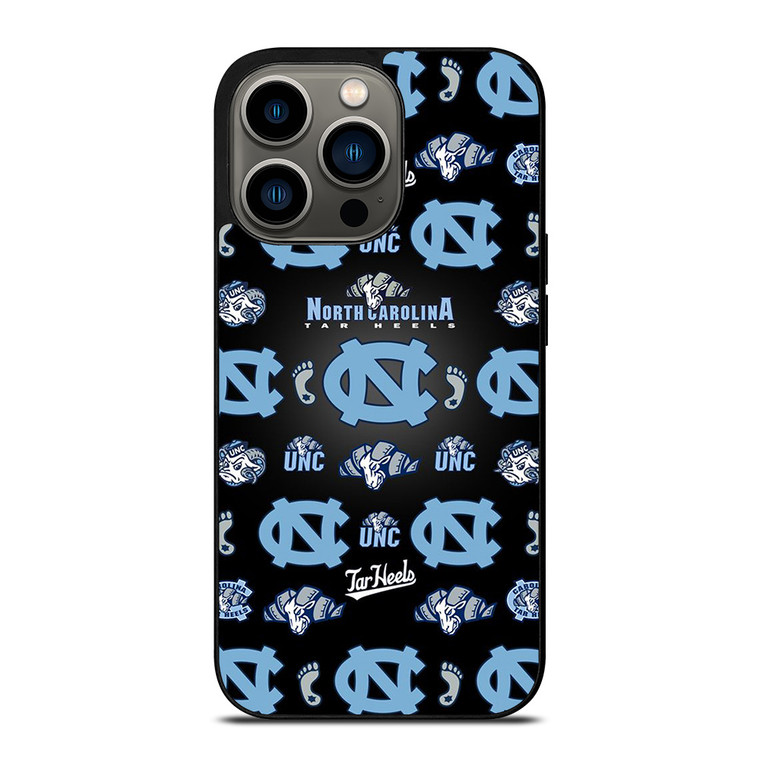 NORTH CAROLINA TAR HEELS LOGO PATTERN iPhone 13 Pro Case Cover