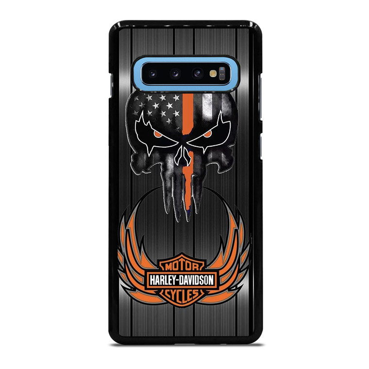 HARLEY DAVIDSON THE PUNISHER METAL Samsung Galaxy S10 Plus Case Cover HARLEY DAVIDSON THE PUNISHER METAL Samsung Galaxy S10 Plus Case Cover