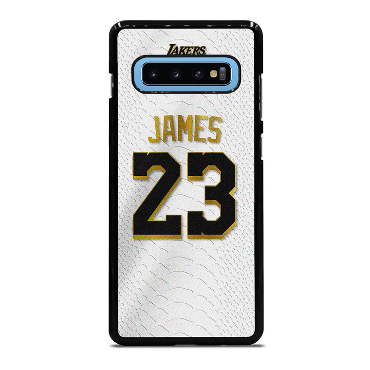 LEBRON JAMES LA LAKERS WHITE KIT Samsung Galaxy S10 Plus Case Cover