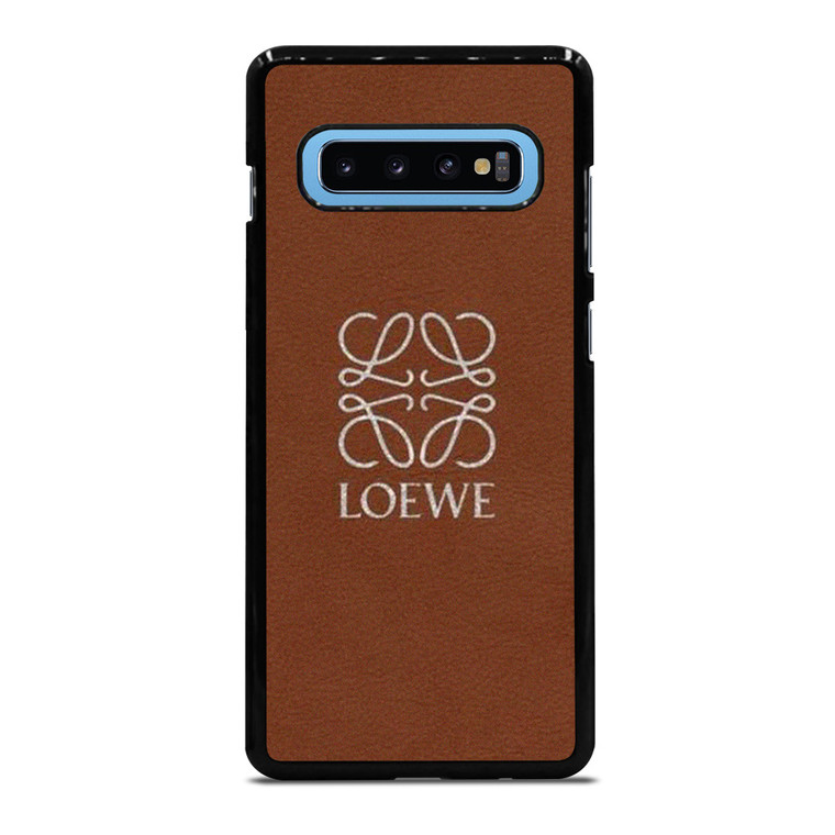 LOEWE LEATHER BROWN Samsung Galaxy S10 Plus Case Cover
