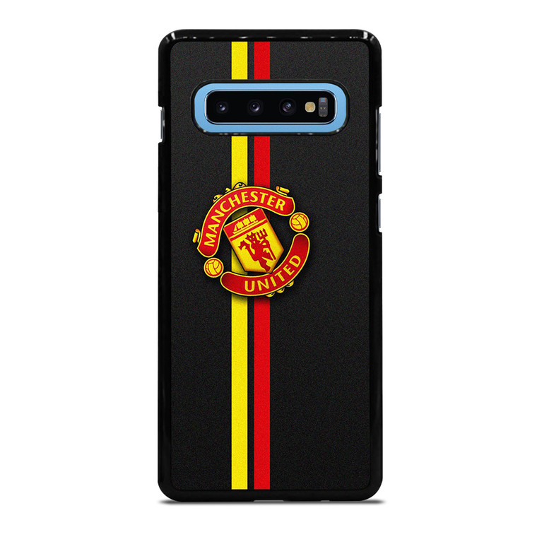 MANCHESTER UNITED STRIPE LOGO Samsung Galaxy S10 Plus Case Cover