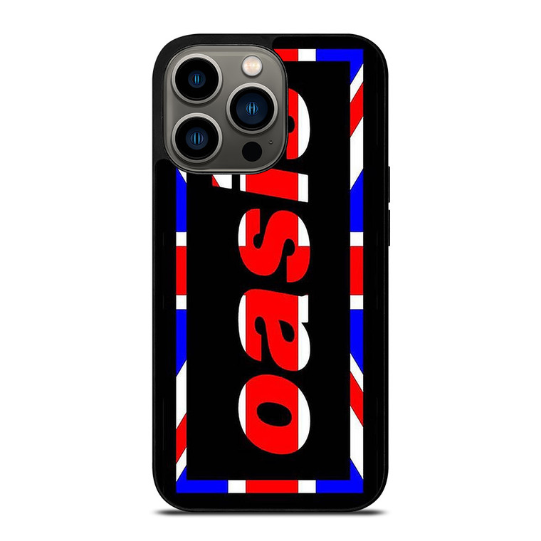 OASIS UNION JACK LOGO iPhone 13 Pro Case Cover