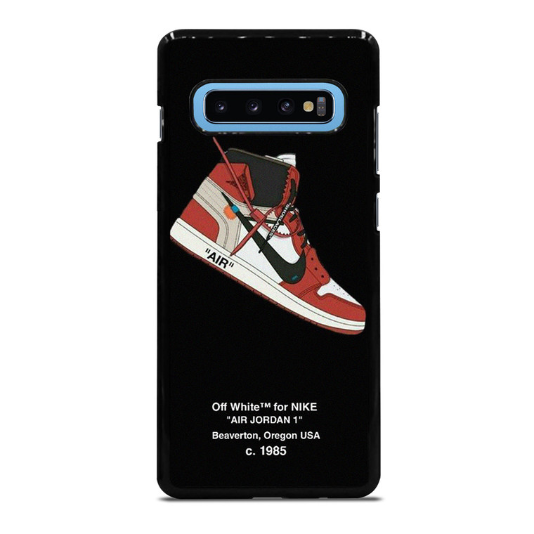 NIKE AIR JORDAN 1 OFF WHITE Samsung Galaxy S10 Plus Case Cover NIKE AIR JORDAN 1 OFF WHITE Samsung Galaxy S10 Plus Case Cover