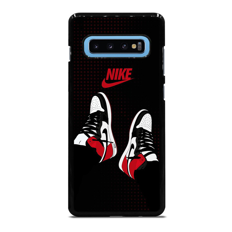 NIKE AIR JORDAN RETRO 1 RED Samsung Galaxy S10 Plus Case Cover