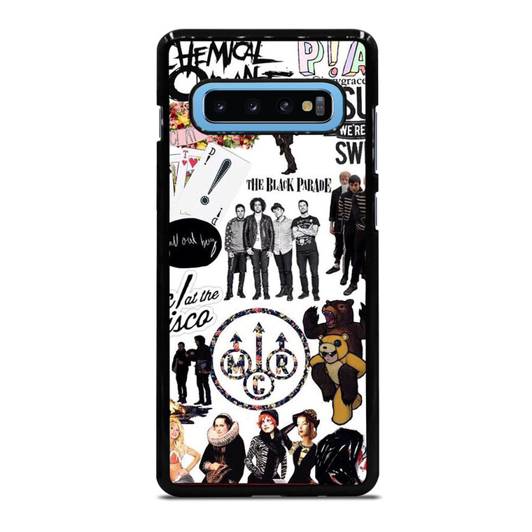 POP PUNK ROCK BAND COLLAGE Samsung Galaxy S10 Plus Case Cover