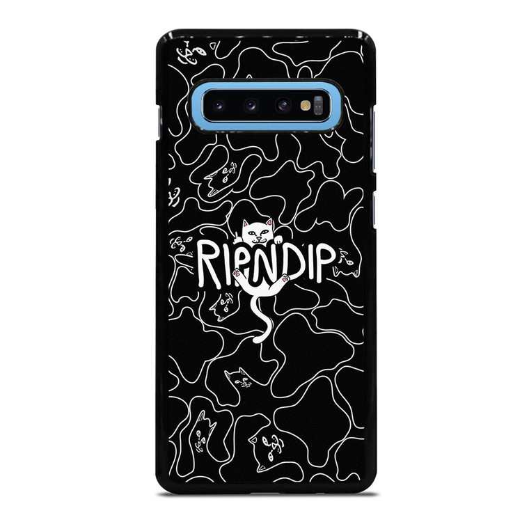 RIPNDIP BLACK DOODLE LOGO Samsung Galaxy S10 Plus Case Cover