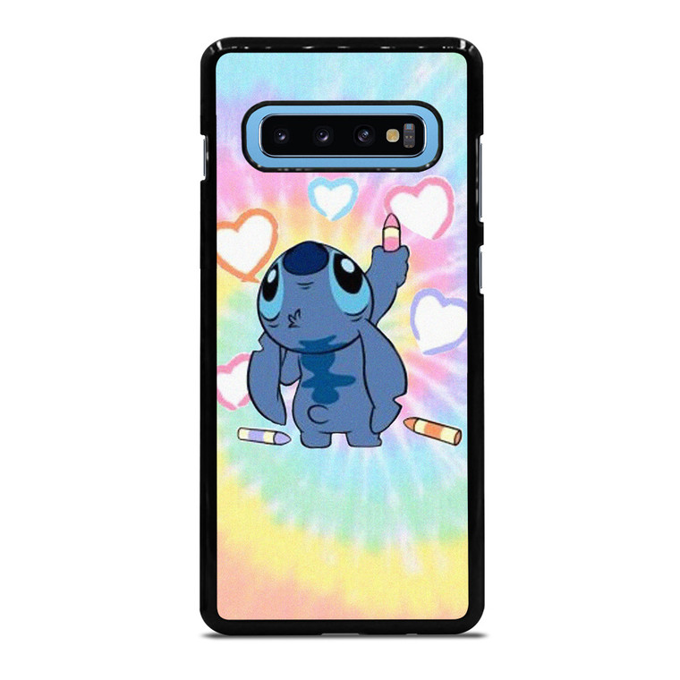 STITCH CARTOON TIE DYE PATTERN Samsung Galaxy S10 Plus Case Cover