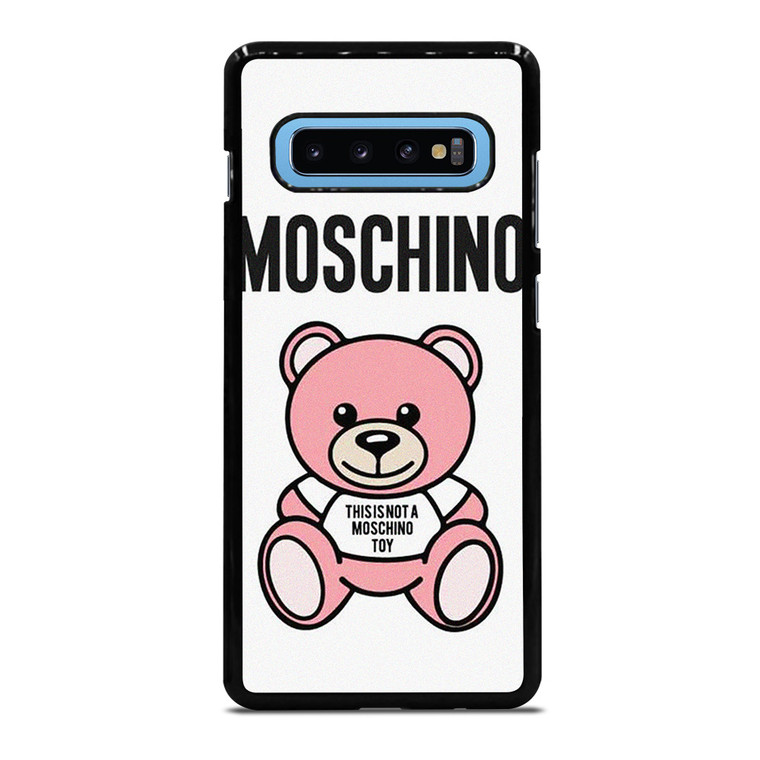 THIS IS NOT MOSCHINO TOY BEAR PINK Samsung Galaxy S10 Plus Case Cover THIS IS NOT MOSCHINO TOY BEAR PINK Samsung Galaxy S10 Plus Case Cover