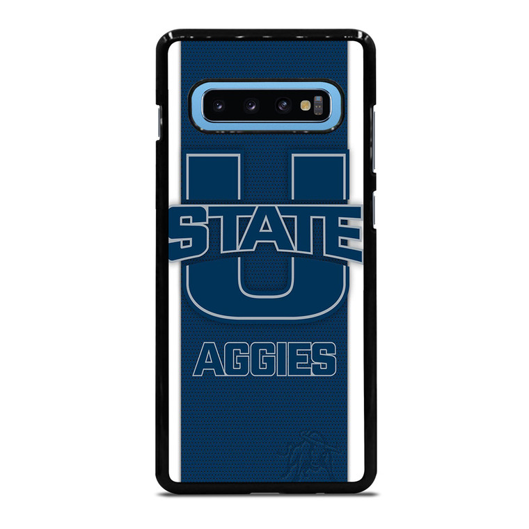 UTAH STATE AGGIES CARBON LOGO Samsung Galaxy S10 Plus Case Cover UTAH STATE AGGIES CARBON LOGO Samsung Galaxy S10 Plus Case Cover
