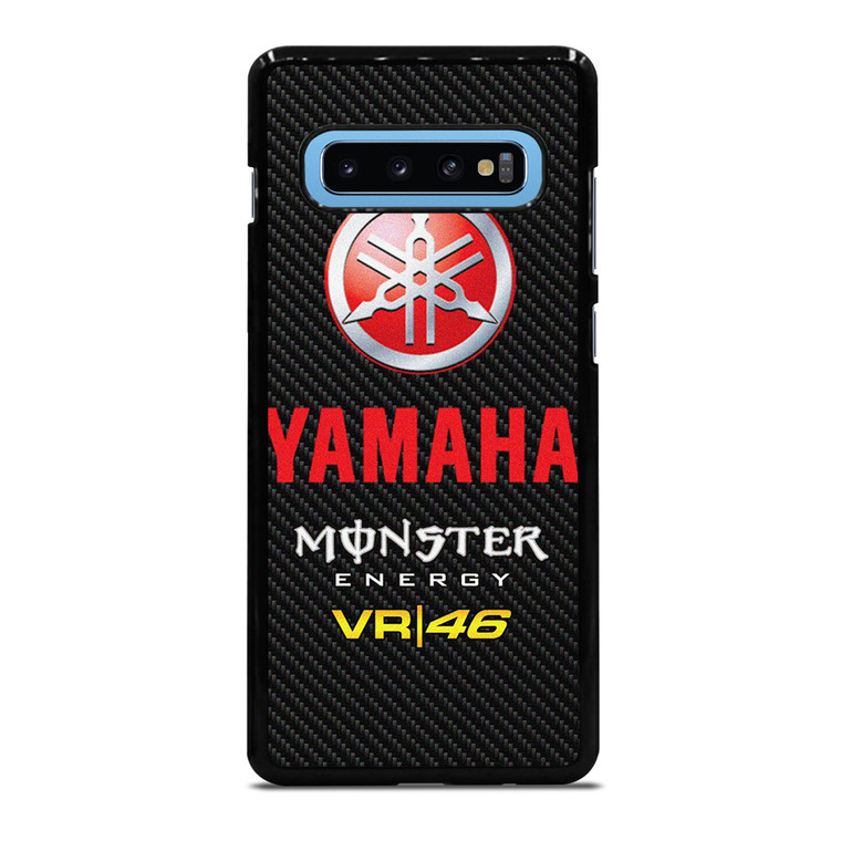 YAMAHA RACING VR46 CARBON LOGO Samsung Galaxy S10 Plus Case Cover