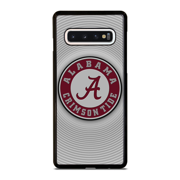 ALABAMA CRIMSON TIDE CIRCLE TEXTURE Samsung Galaxy S10 Case Cover