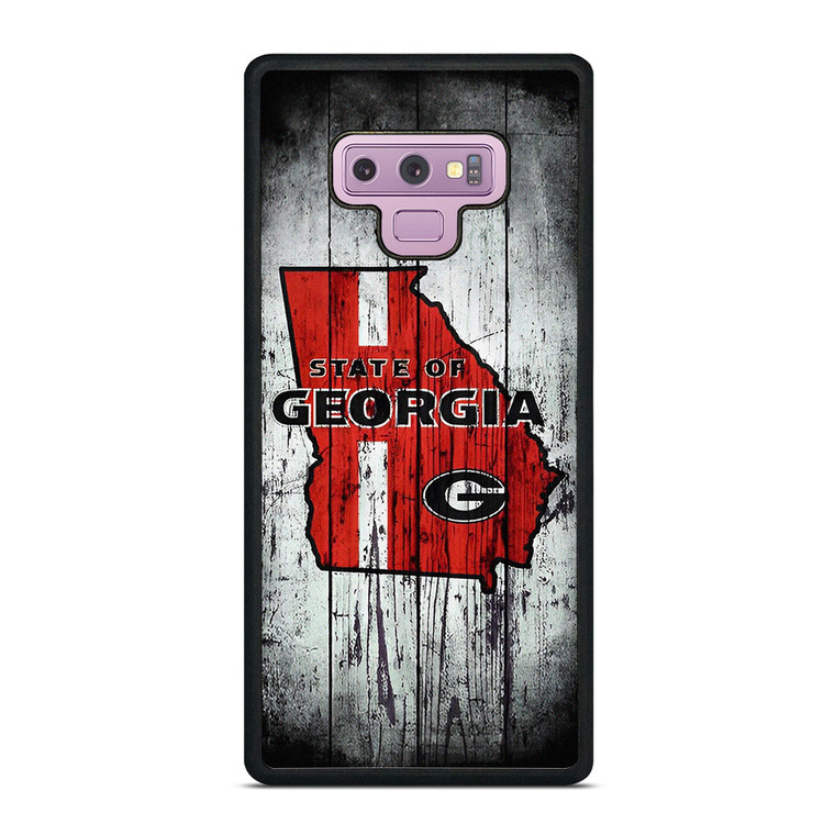 STATE OF GEORGIA WOOD SIGN  Samsung Galaxy Note 9 Case Cover