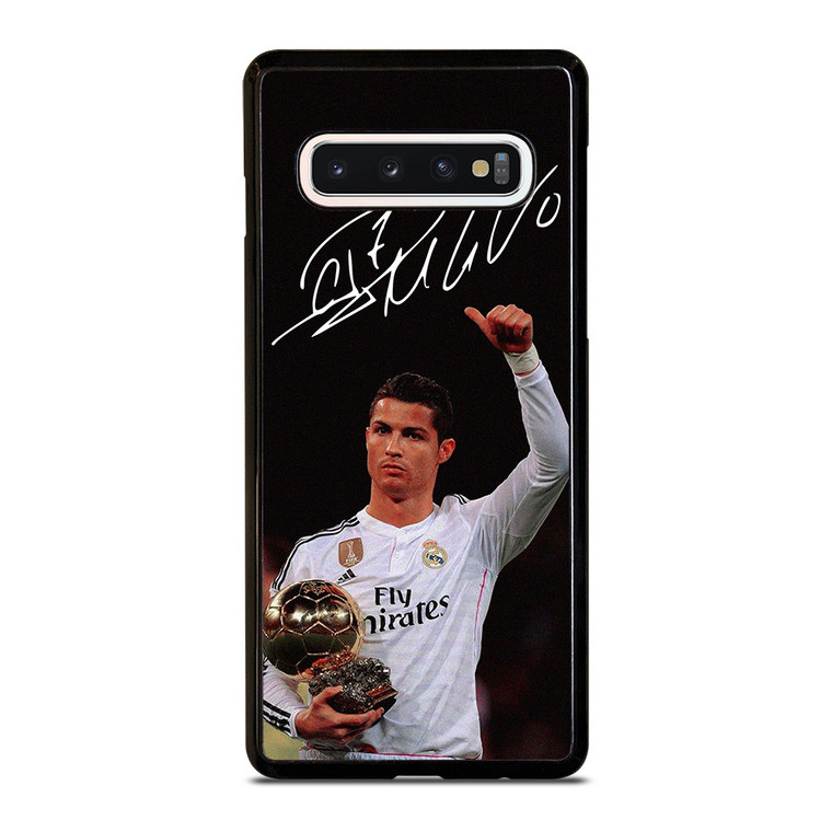CRISTIANO RONALDO BALLON DOR Samsung Galaxy S10 Case Cover