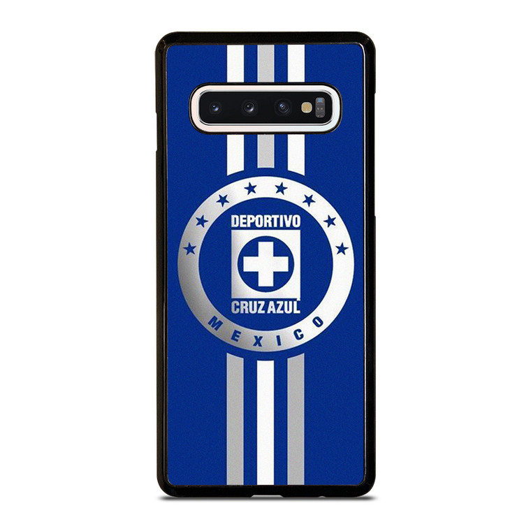 DEPORTIVO CRUZ AZUL MEXICO STRIPE LOGO Samsung Galaxy S10 Case Cover