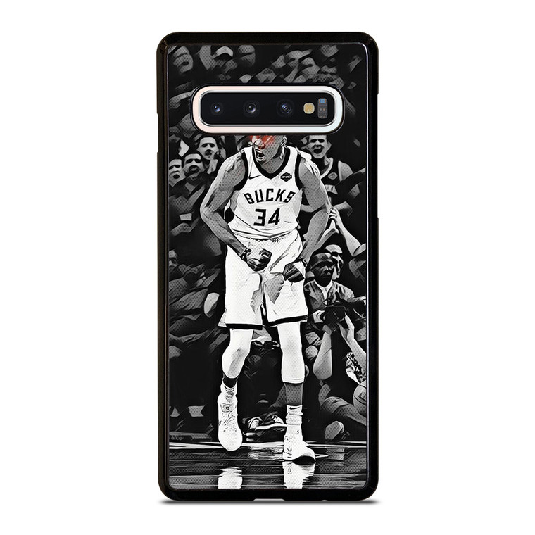 GIANNIS ANTETOKOUNMPO BASKETBALL BLACK Samsung Galaxy S10 Case Cover