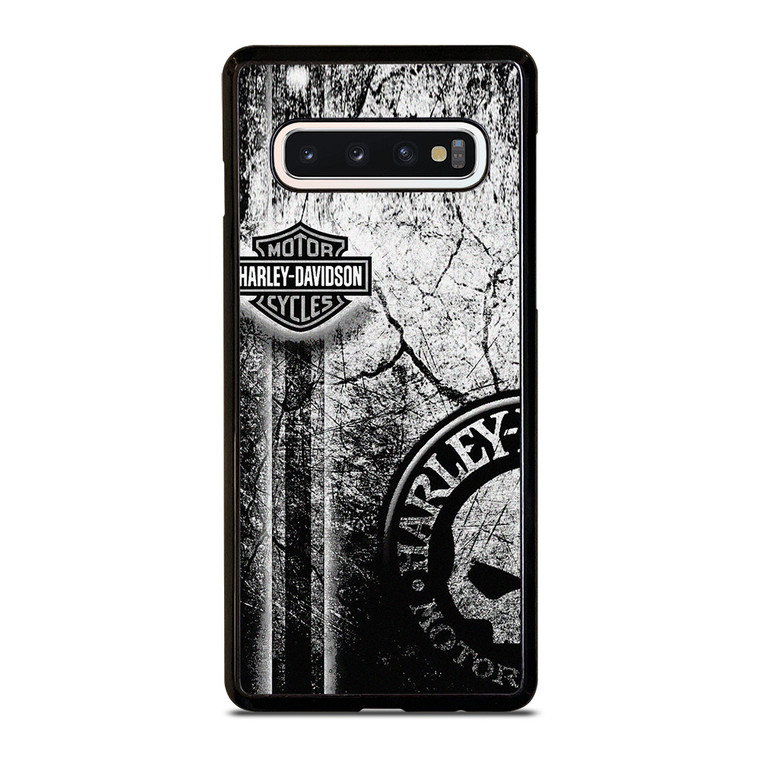 HARLEY DAVIDSON WALL TEXTURE LOGO Samsung Galaxy S10 Case Cover HARLEY DAVIDSON WALL TEXTURE LOGO Samsung Galaxy S10 Case Cover