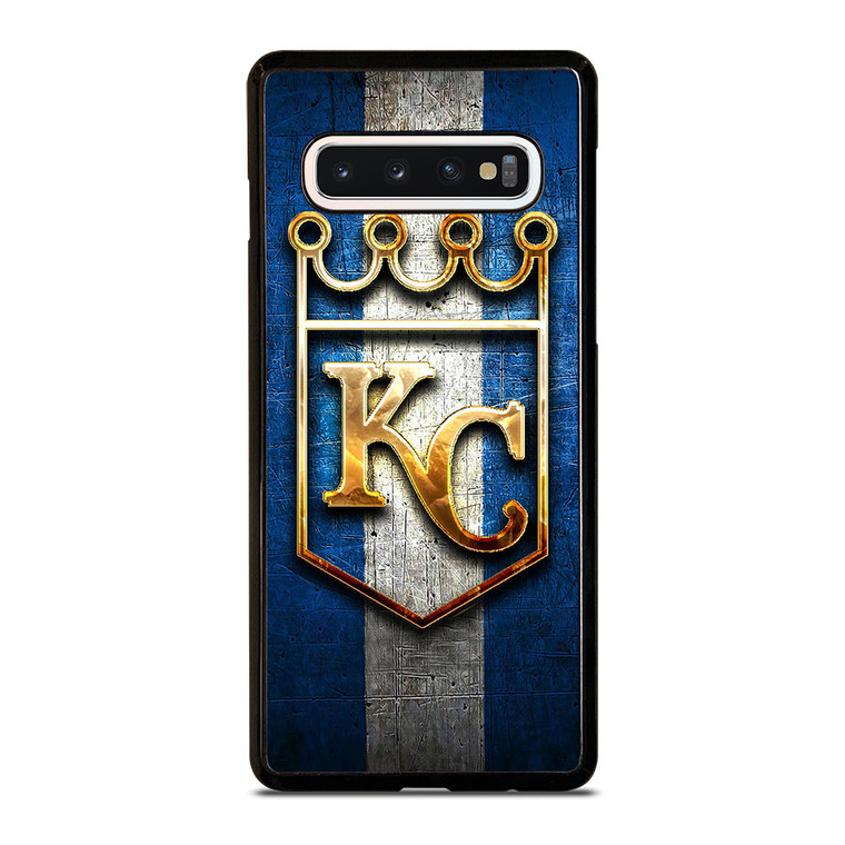 KANSAS CITY ROYALS GOLD EMBLEM Samsung Galaxy S10 Case Cover