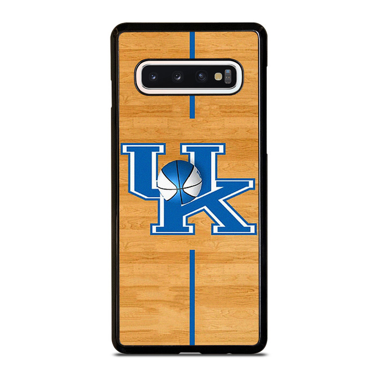 KENTUCKY WILDCATS BASKETBALL WOOD SYMBOL Samsung Galaxy S10 Case Cover