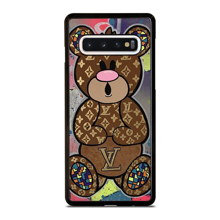 LV LOUIS VUITTON TEDDY BEAR Samsung Galaxy S10 Case Cover LV LOUIS VUITTON TEDDY BEAR Samsung Galaxy S10 Case Cover